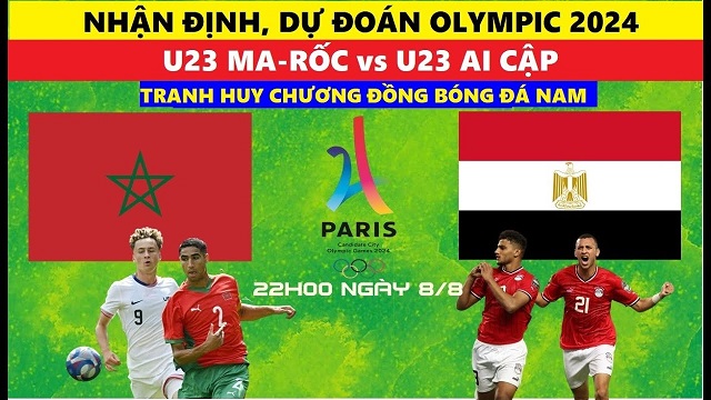 Nhận Định U23 Morocco vs U23 Ai Cập (22h, 8/8) Tranh Huy Chương Đồng Olympic 2024 Tại Fun88